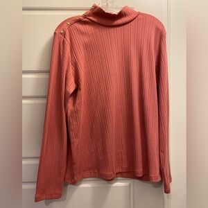 Croft and Barrow Mock Neck top, NWOT, size XL